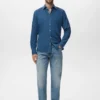 100 % Baumwoll-Chambray-Hemd 100 % Baumwoll-Chambray-Hemd