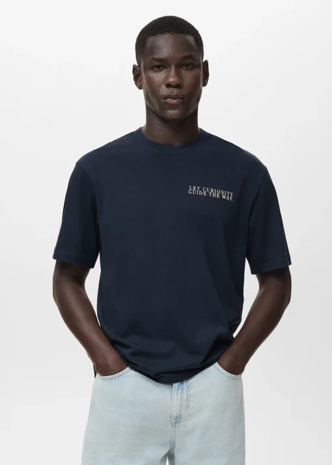 100 % Baumwoll-T-Shirt-Text 100 % Baumwoll-T-Shirt-Text