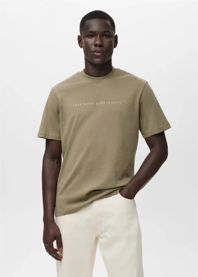 100 % Baumwoll-T-Shirt-Text 100 % Baumwoll-T-Shirt-Text