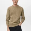 100 % Baumwolle, geflochtener Pullover 100 % Baumwolle, geflochtener Pullover