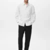 100 % Baumwolle, gestreiftes Shirt mit lockerer Passform 100 % Baumwolle, gestreiftes Shirt mit lockerer Passform
