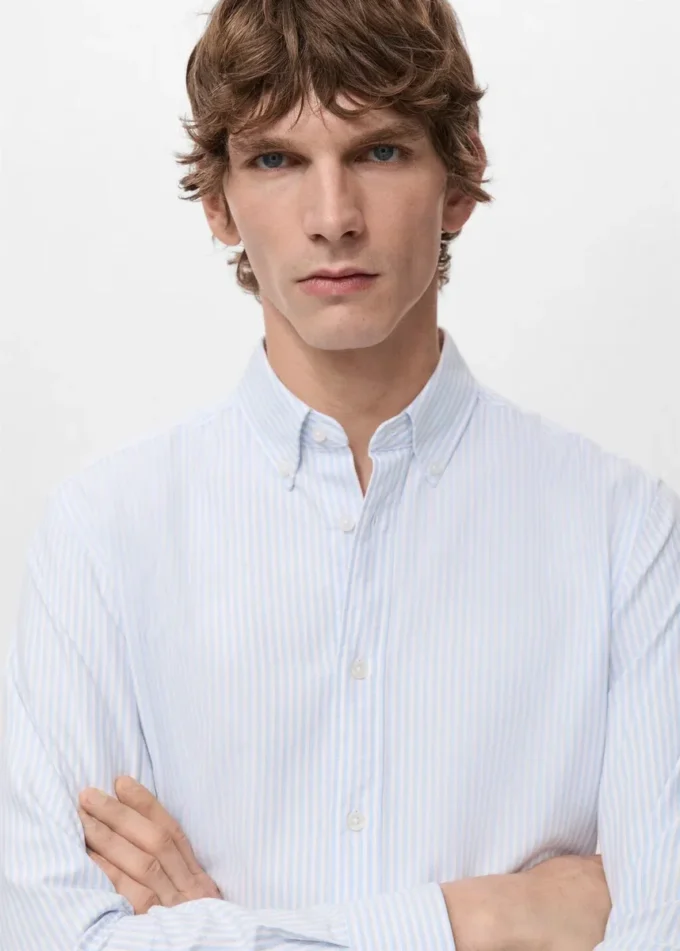 100 % Baumwolle Kodak-Streifenhemd 100 % Baumwolle Kodak-Streifenhemd