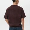 100 % Baumwolle, locker geschnittenes gestreiftes T-Shirt