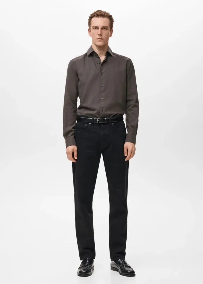 100 % Baumwolle, Regular Fit, gestreiftes Hemd 100 % Baumwolle, Regular Fit, gestreiftes Hemd
