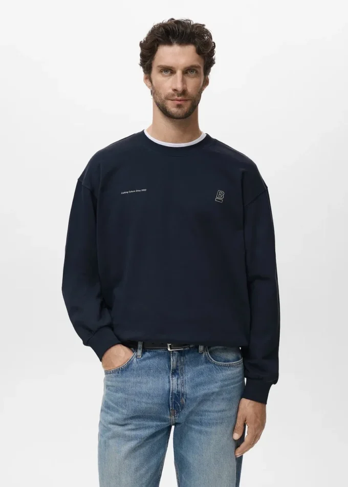 100 % Baumwolle Sweatshirt Text 100 % Baumwolle Sweatshirt Text