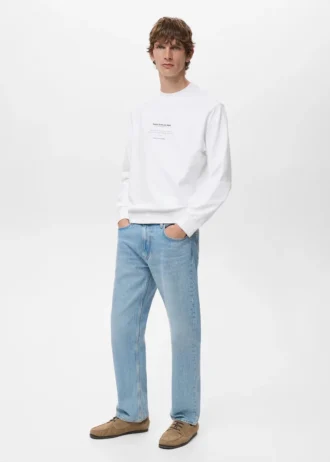 100 % Baumwolle Sweatshirt Text