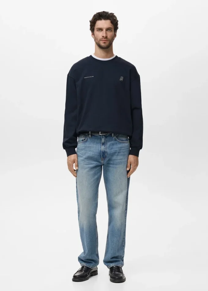 100 % Baumwolle Sweatshirt Text 100 % Baumwolle Sweatshirt Text