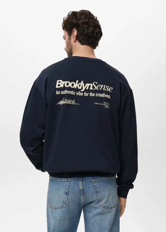 100 % Baumwolle Sweatshirt Text 100 % Baumwolle Sweatshirt Text