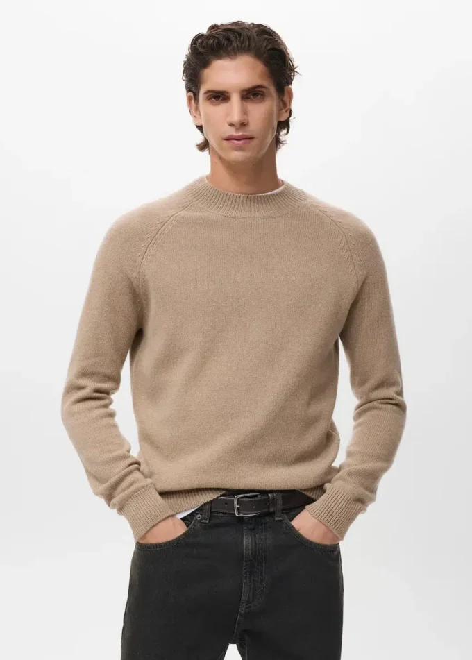 100 % italienischer Wollstrickpullover 100 % italienischer Wollstrickpullover