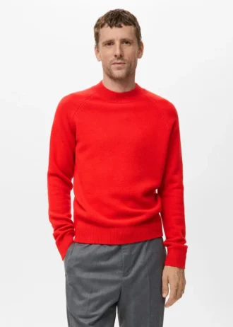 100 % italienischer Wollstrickpullover