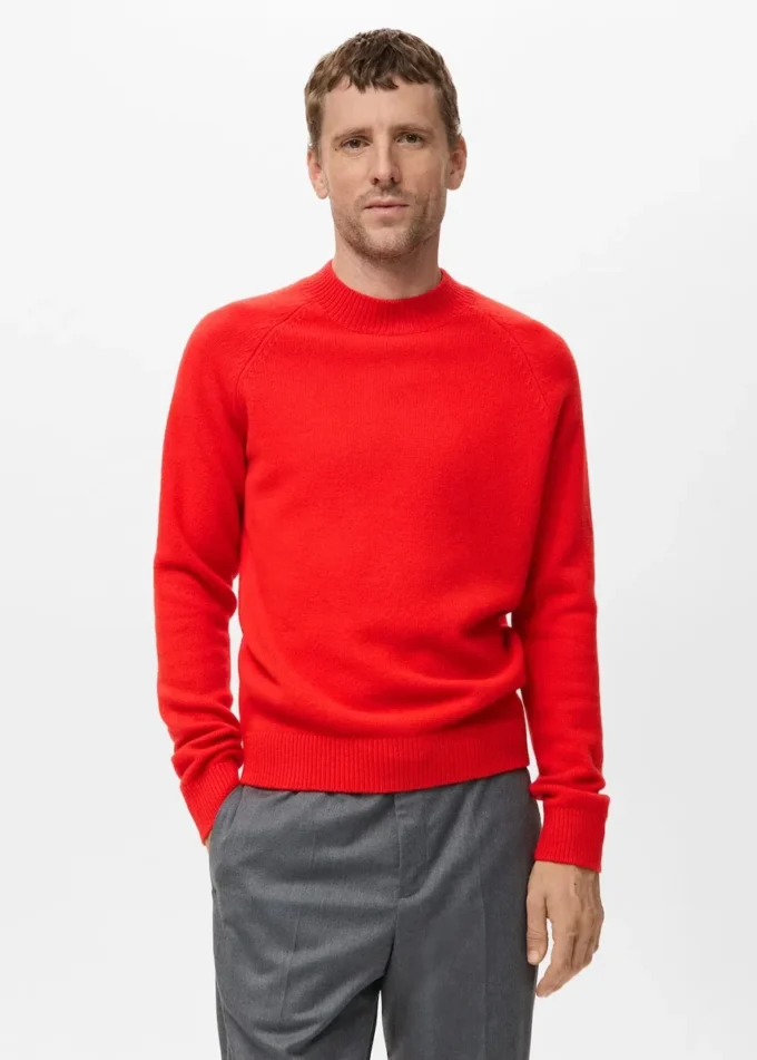 100 % italienischer Wollstrickpullover 100 % italienischer Wollstrickpullover