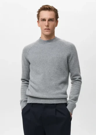 100 % italienischer Wollstrickpullover
