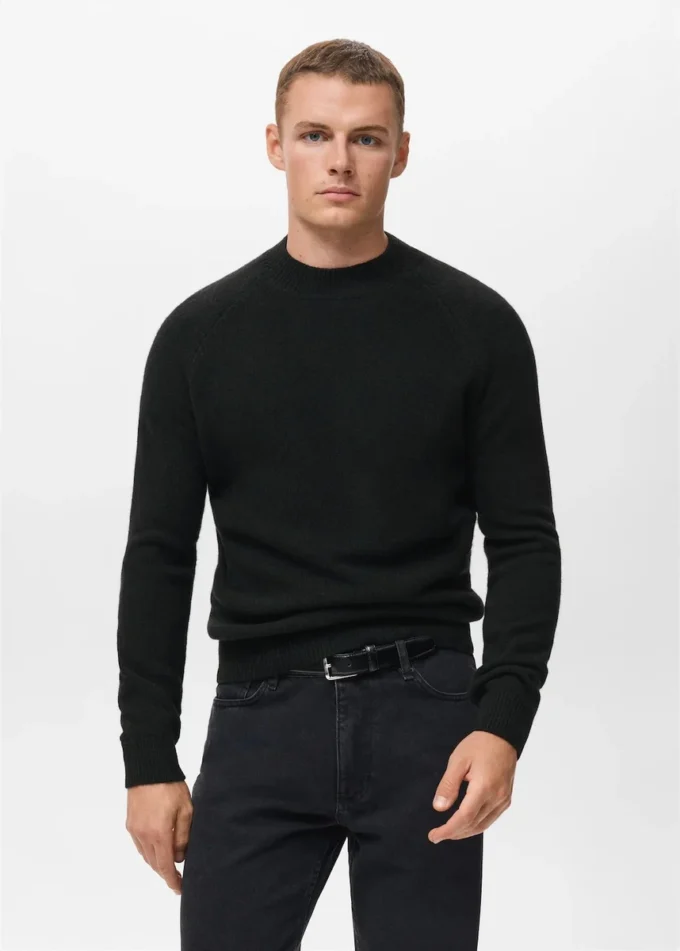 100 % italienischer Wollstrickpullover 100 % italienischer Wollstrickpullover