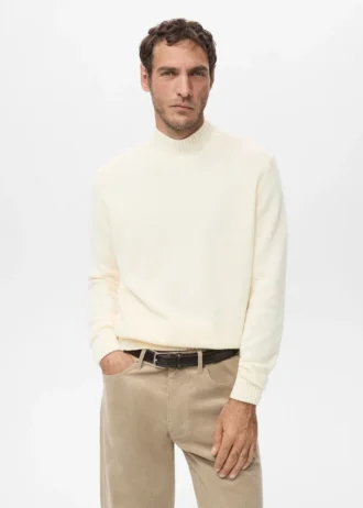 100 % italienischer Wollstrickpullover