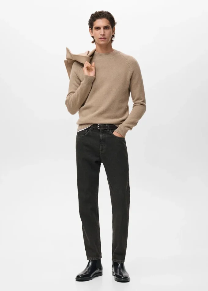 100 % italienischer Wollstrickpullover 100 % italienischer Wollstrickpullover