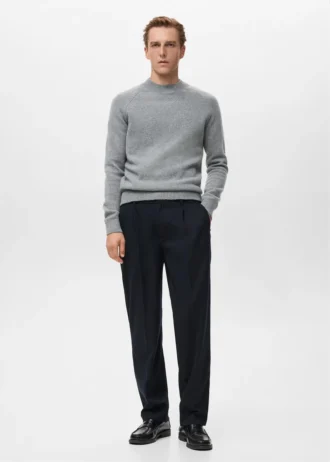 100 % italienischer Wollstrickpullover