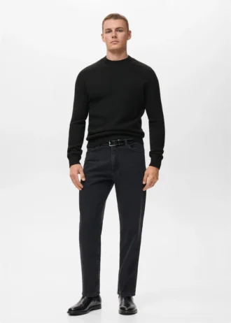 100 % italienischer Wollstrickpullover
