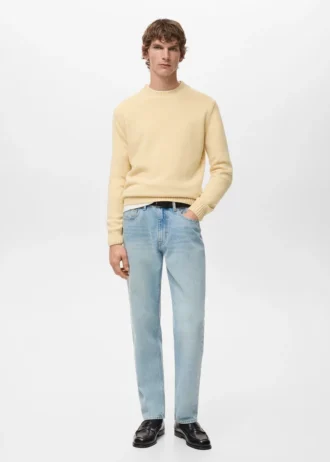 100 % italienischer Wollstrickpullover