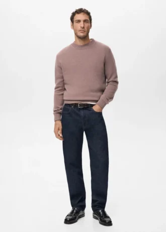 100 % italienischer Wollstrickpullover