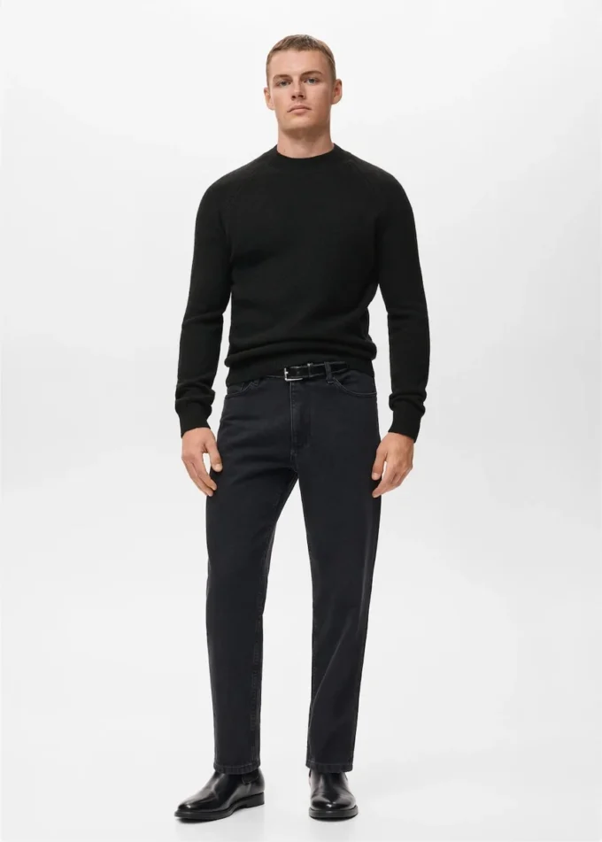 100 % italienischer Wollstrickpullover 100 % italienischer Wollstrickpullover