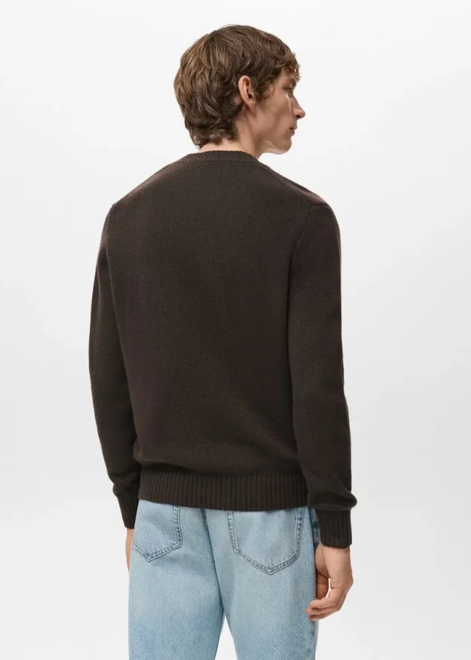 100 % italienischer Wollstrickpullover 100 % italienischer Wollstrickpullover
