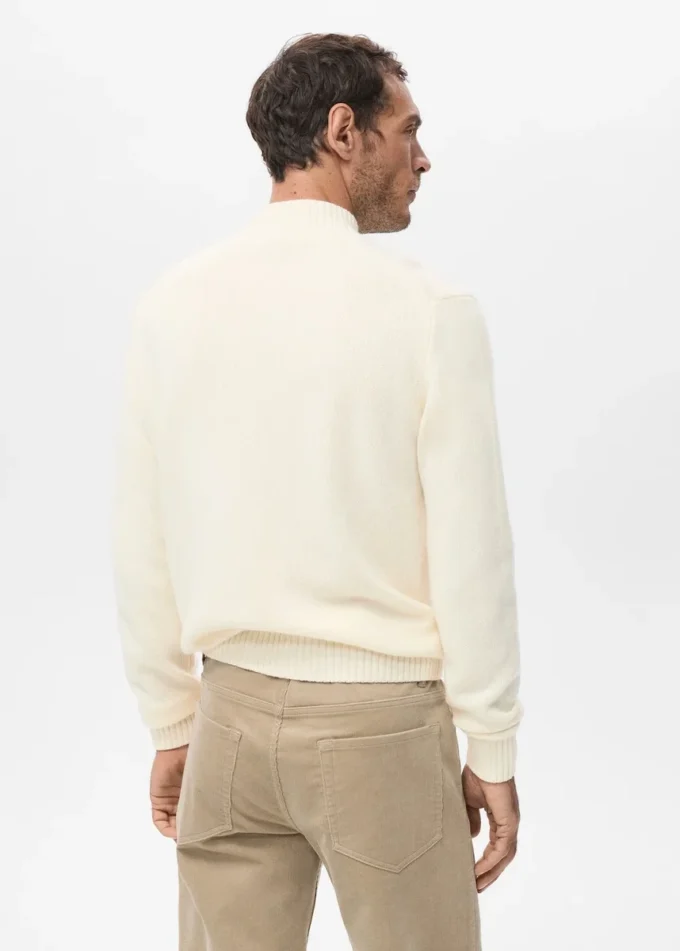 100 % italienischer Wollstrickpullover 100 % italienischer Wollstrickpullover