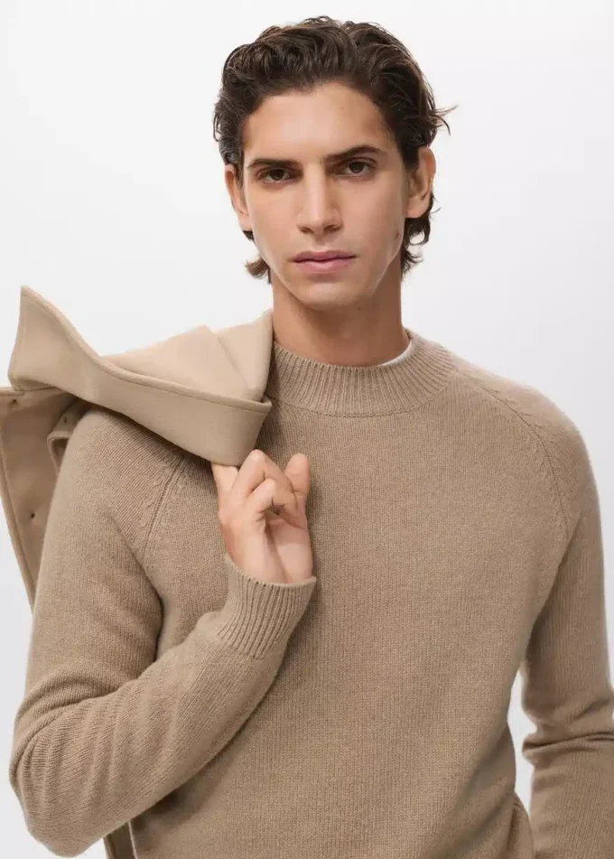 100 % italienischer Wollstrickpullover 100 % italienischer Wollstrickpullover
