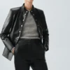 100 % Leder-Hose mit ausgestelltem Bein 100 % Leder-Hose mit ausgestelltem Bein
