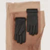 100 % Lederhandschuhe mit Rüschendetail 100 % Lederhandschuhe mit Rüschendetail