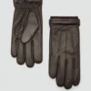100 % Lederhandschuhe mit Rüschendetail 100 % Lederhandschuhe mit Rüschendetail