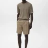 100 % Leinen-Bermudashorts 100 % Leinen-Bermudashorts