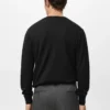 100 % Merinowolle Pullover mit V-Ausschnitt 100 % Merinowolle Pullover mit V-Ausschnitt