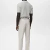 100 % Slim-Fit-Hose aus Baumwolle 100 % Slim-Fit-Hose aus Baumwolle
