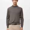 100 % Wollpullover mit Rollkragen