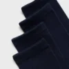 2er-Pack einfarbige Socken
