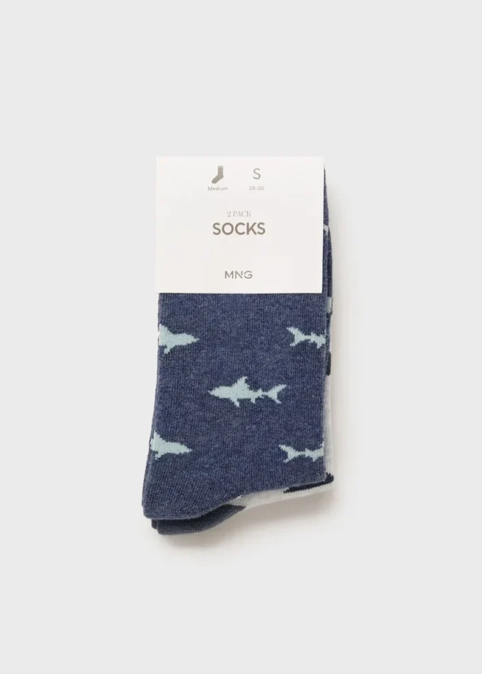 2er-Pack gemischte Socken