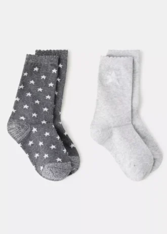 2er-Pack gemusterte Socken