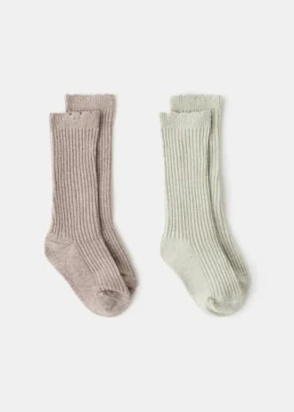 2er-Pack gemusterte Socken
