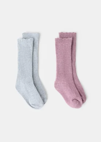 2er-Pack gemusterte Socken