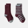 2er-Pack gemusterte Socken