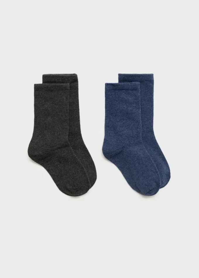 2er-Pack gemusterte Socken