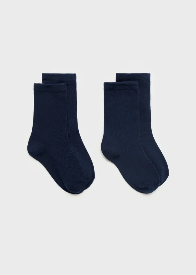 2er-Pack gemusterte Socken