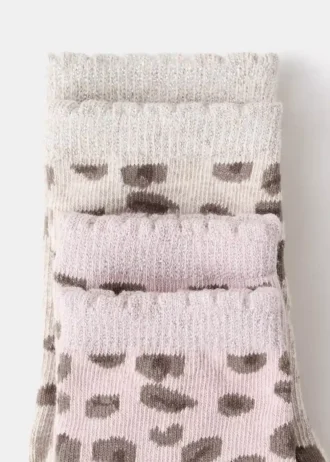 2er-Pack gemusterte Socken