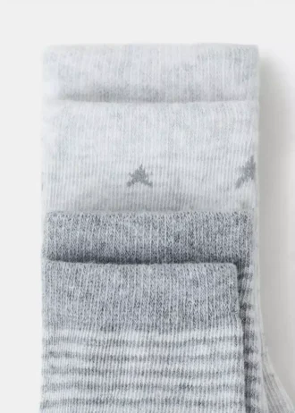 2er-Pack gemusterte Socken