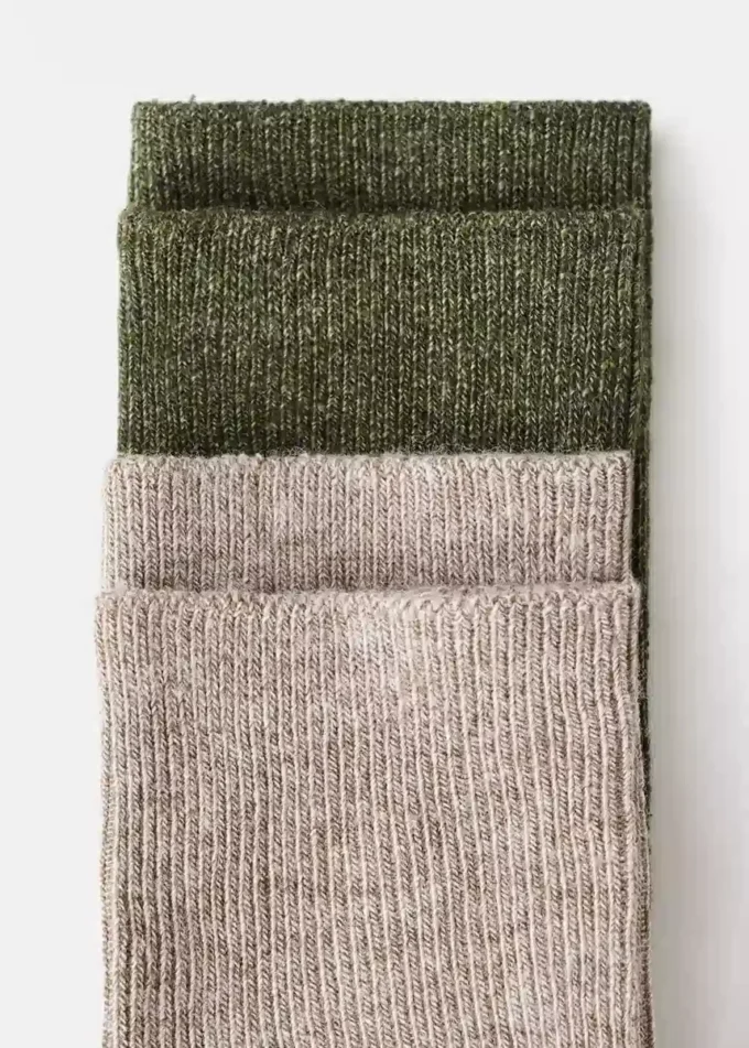 2er-Pack gemusterte Socken
