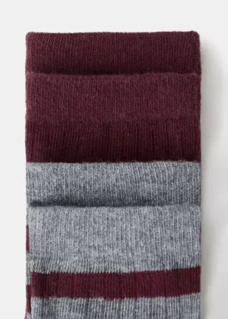 2er-Pack gemusterte Socken