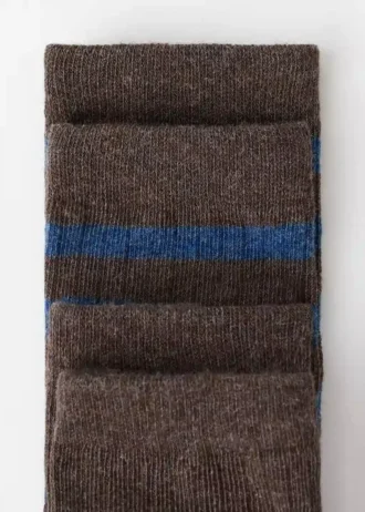 2er-Pack gemusterte Socken