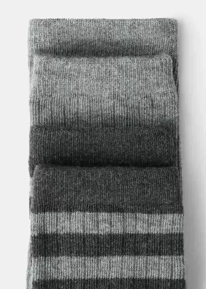 2er-Pack gemusterte Socken
