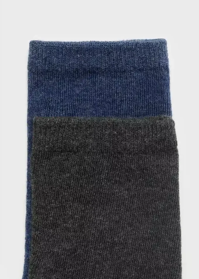 2er-Pack gemusterte Socken