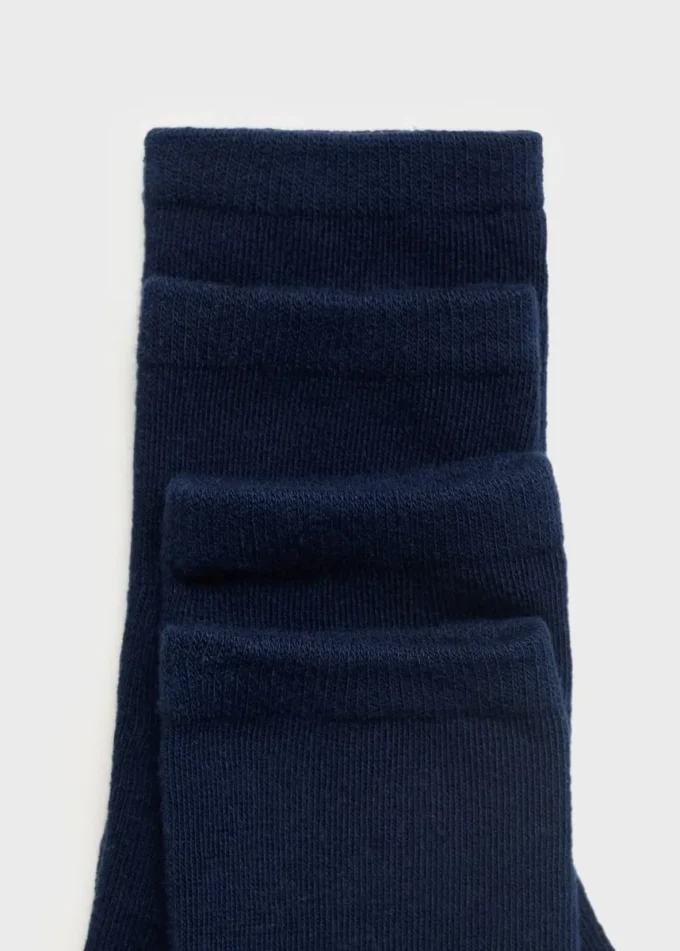 2er-Pack gemusterte Socken